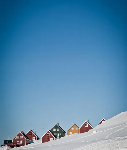 Huse på Grønland